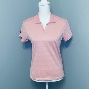 Glen Echo Women’s Pink Golf Polo Short Sleeve Shirt Outdoor Sports